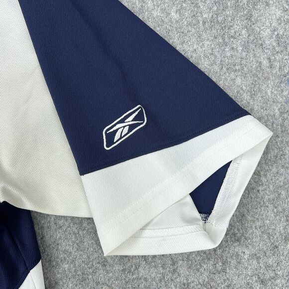 Dallas Cowboys‎ Shirt Mens Medium Blue White Short Sleeve Polo Reebok NFL Y2K - Picture 6 of 15